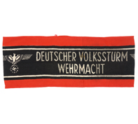 Deutscher Volkssturm Wehrmacht Armband