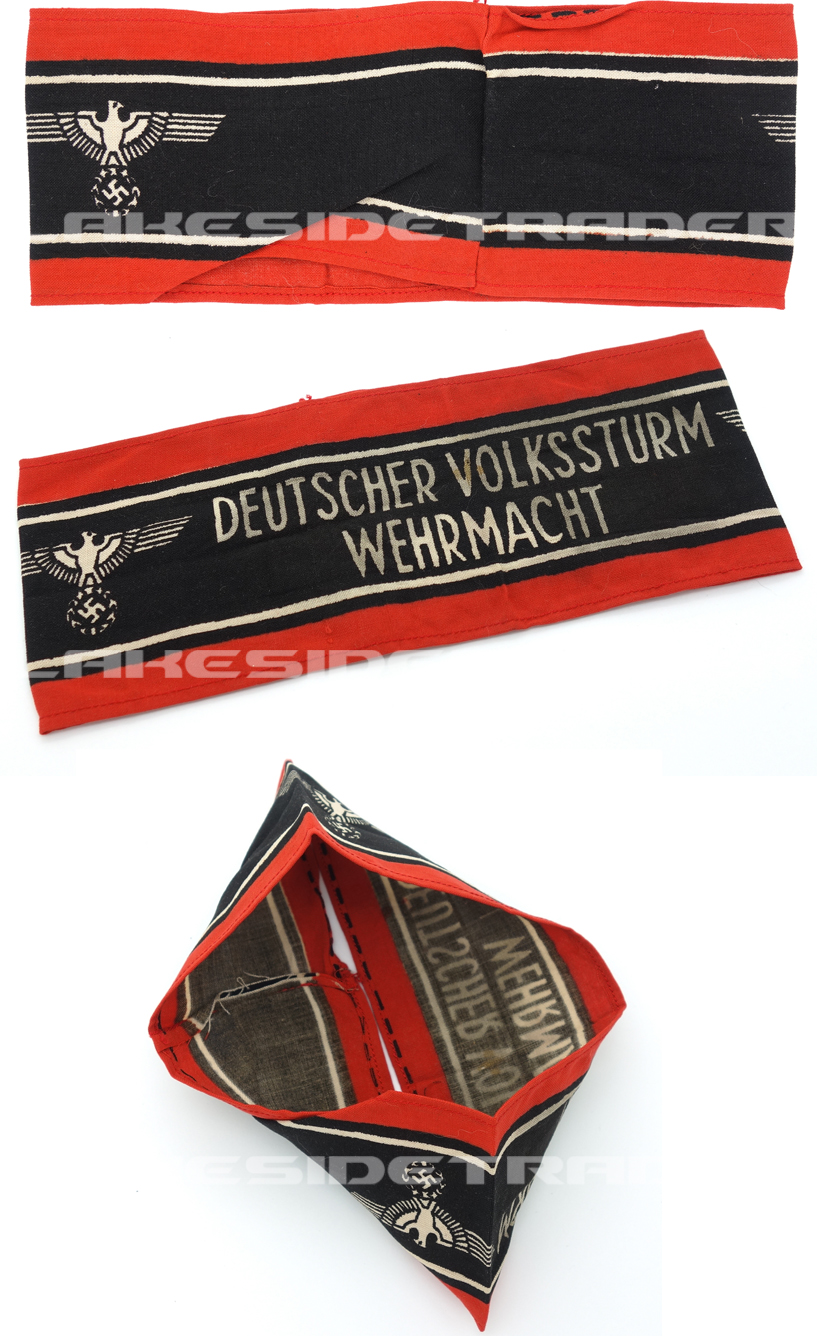 Deutscher Volkssturm Wehrmacht Armband