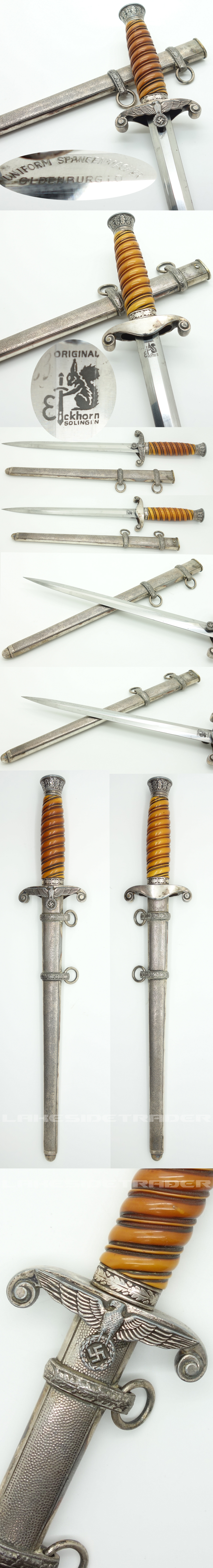 Distributor Marked Eickhorn Army Dagger