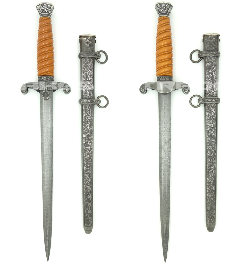 Damascus - Army Dagger by Alcoso