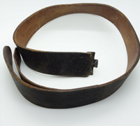 EM/NCO's Black Leather Belt