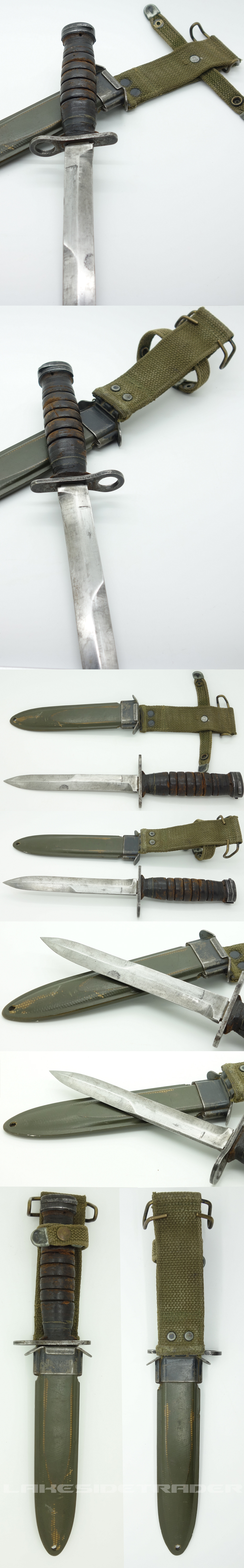 US M4 Bayonet & USM8A1 Scabbard BM Co.