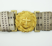 Navy Officer Brocade Belt and Buckle