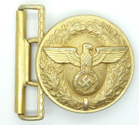 NSDAP Political Leaders Belt Buckle by RZM 4/27