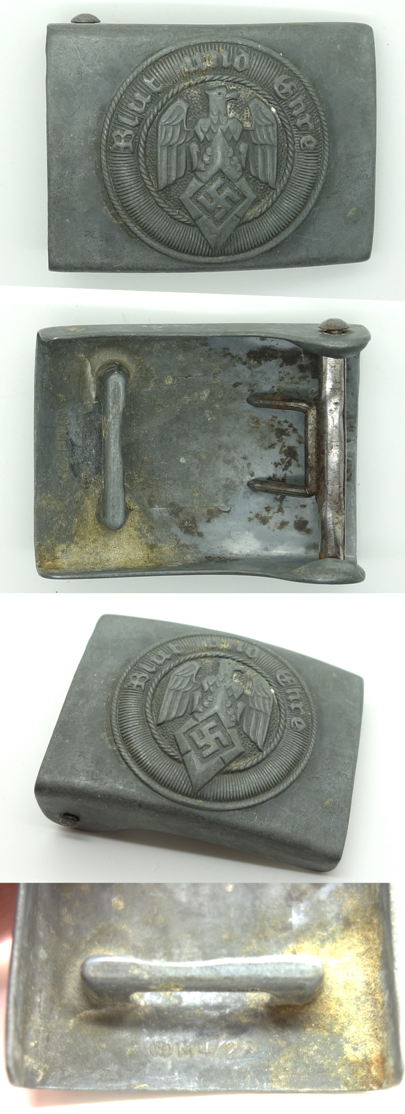 Hitler Youth Belt Buckle by RZM M422