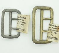 2 Political Open Claw Buckles