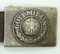 Tabbed Weimar Republic Army Belt Buckle by H. Arld