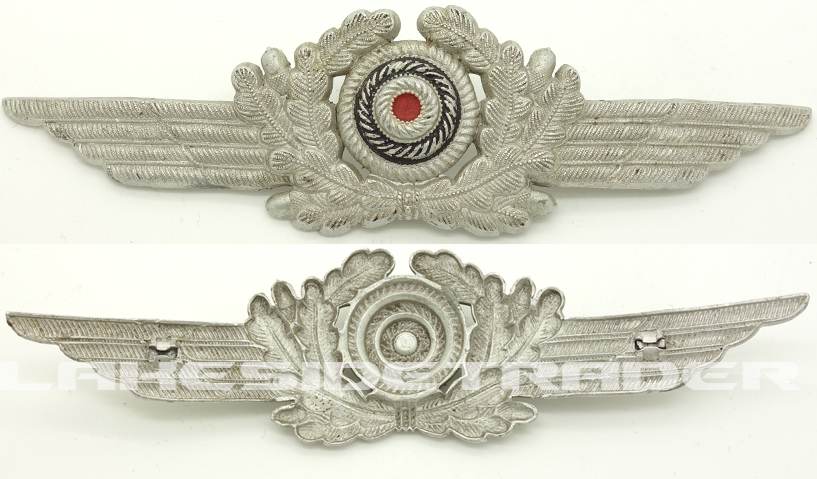 Luftwaffe Em Nco Visor Wreath And Cockade 