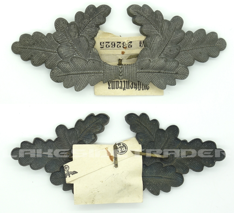 RZM Tagged NSDAP Visor Wreath