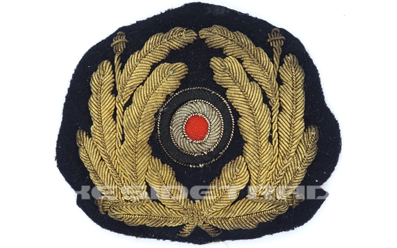 Navy Officer’s Visor Cap Cockade and Wreath