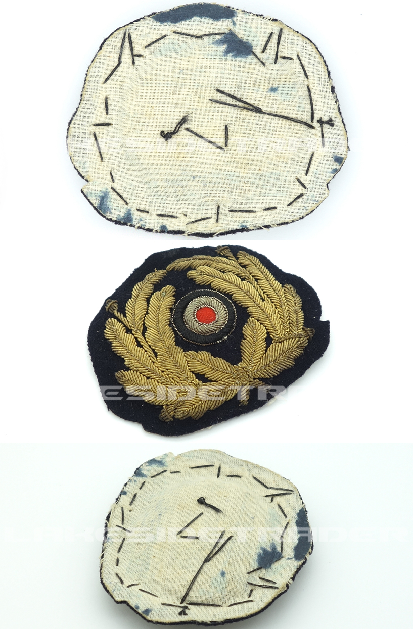 Navy Officer’s Visor Cap Cockade and Wreath