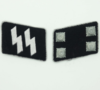 SS-Sturmbannführers Collar Tabs