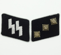 SS-Untersturmfuhrer Collar Tabs