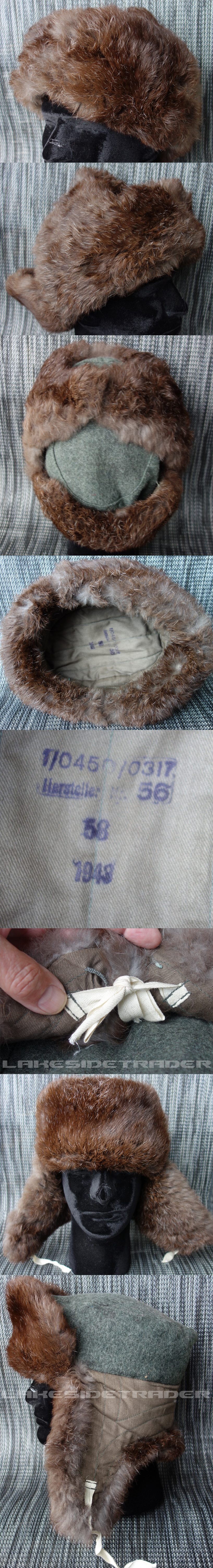 Wehrmacht Issue Winter Fur Cap