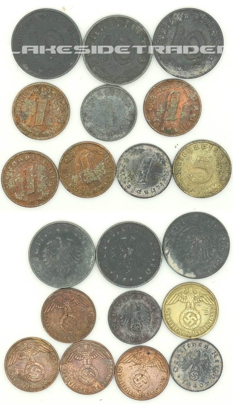 10 Third Reich Era Coins