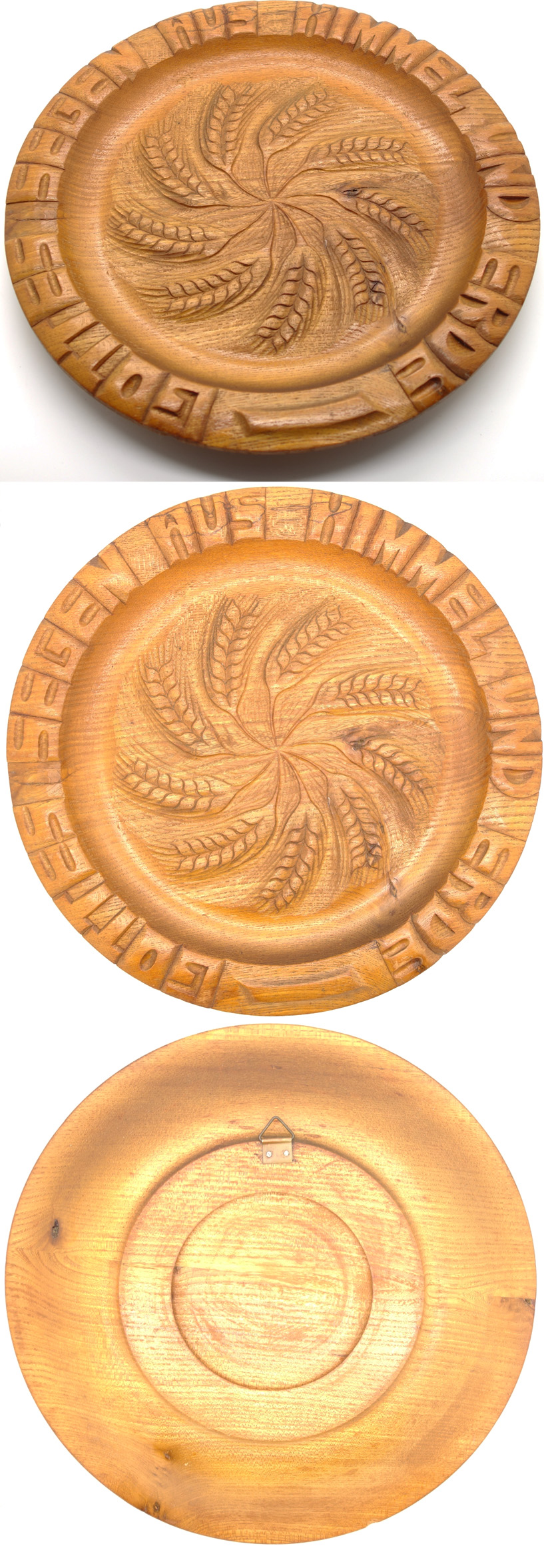 SS Sunwheel of Wheat  Bread Plate 