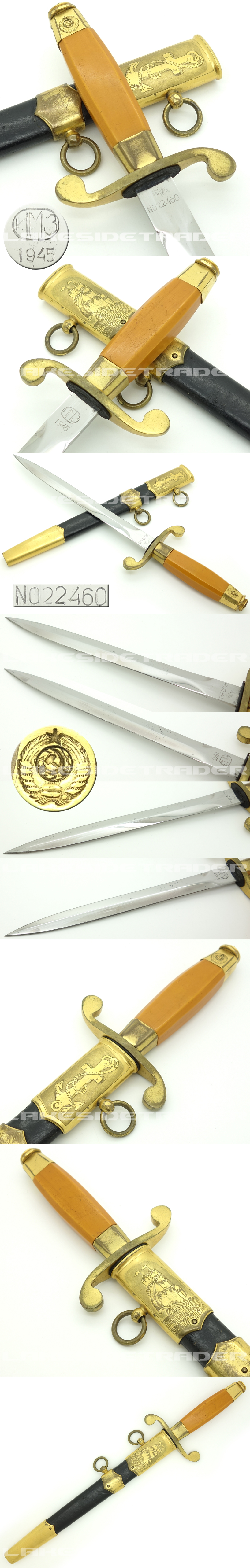 USSR, WWII - Naval Officer’s Dagger by ИМЗ