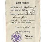 WWI Imperial German Military Leave Documents