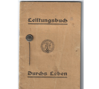 German National Youth Sports Proficiency Qualification Card