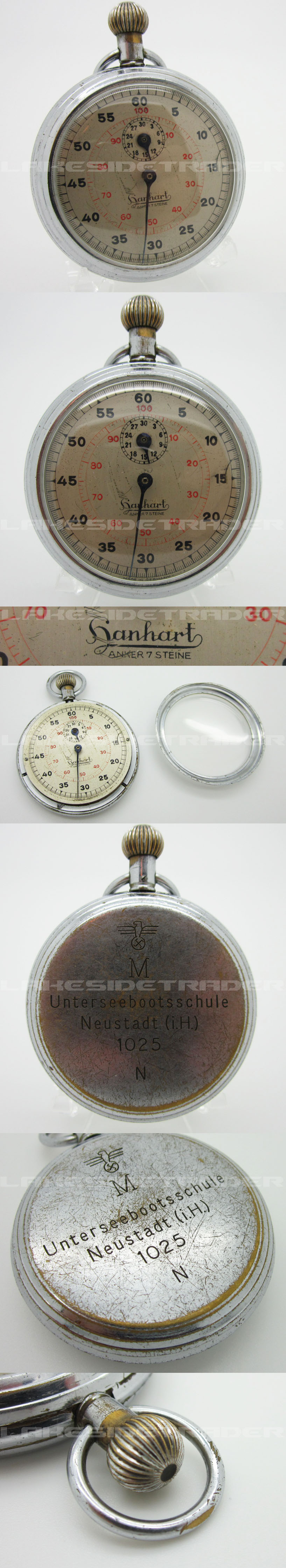 Navy Stopwatch by Hanhart