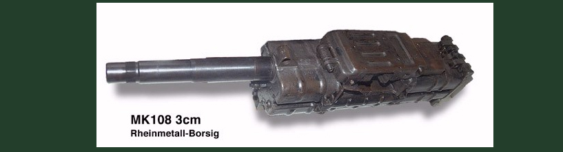 Deactivated 30mm Shell for Luftwaffe MK 108 Cannon