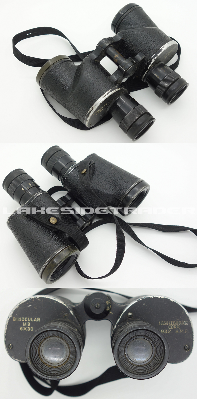 Frank nWollensak outlet Optical Company, U.S. Army Binocular M5 6X30 (View 1)nManufactu