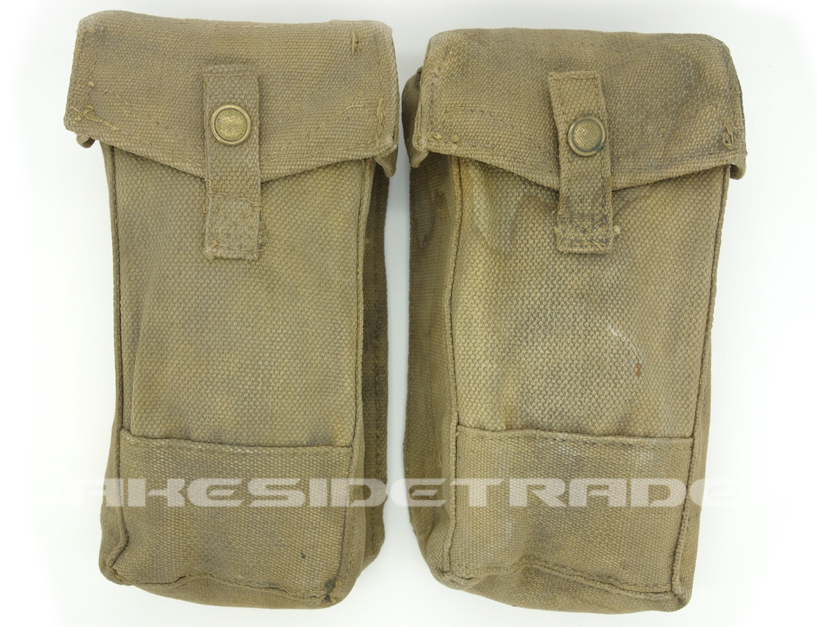 Canada, WWII - Two P37 Utility Pouches