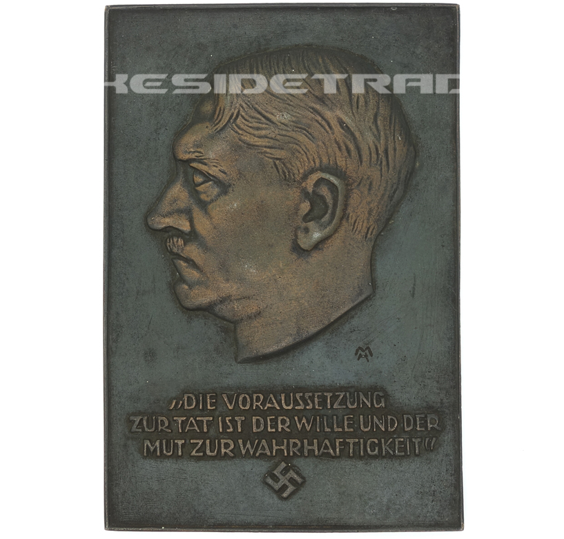 Adolf Hitler Non-Portable Wall Plaque