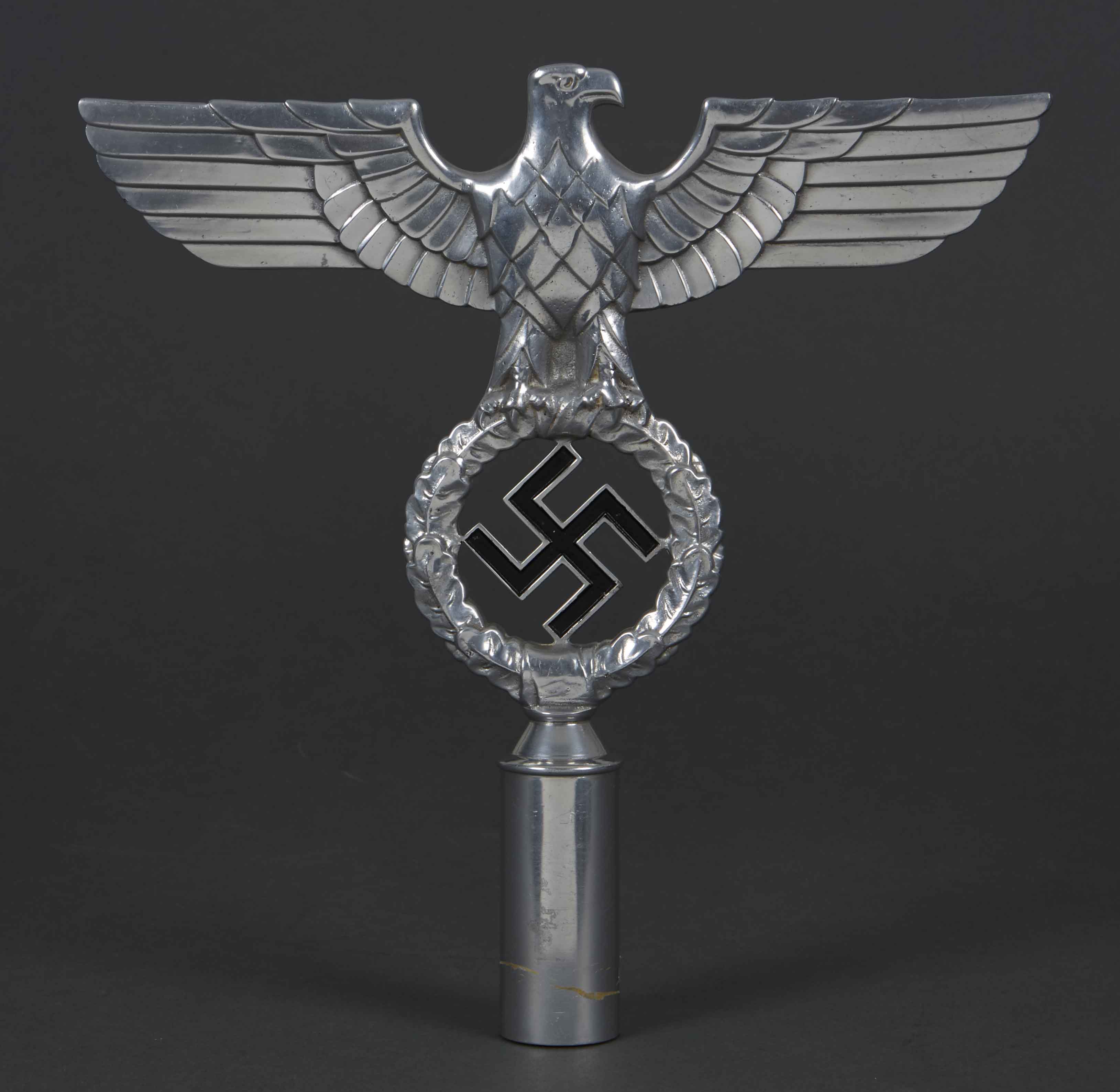 NSDAP POLITICAL FLAG POLE FINIAL. (Fahnenspitzen)  