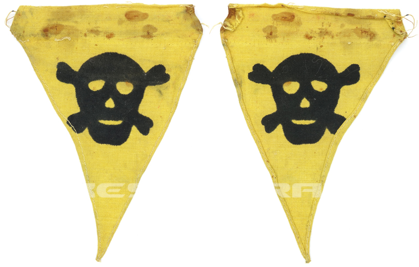 Minefield / Gas Warning Flag