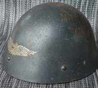 Luftshutz Repurposed M32 Czechoslovakian Steel Helmet