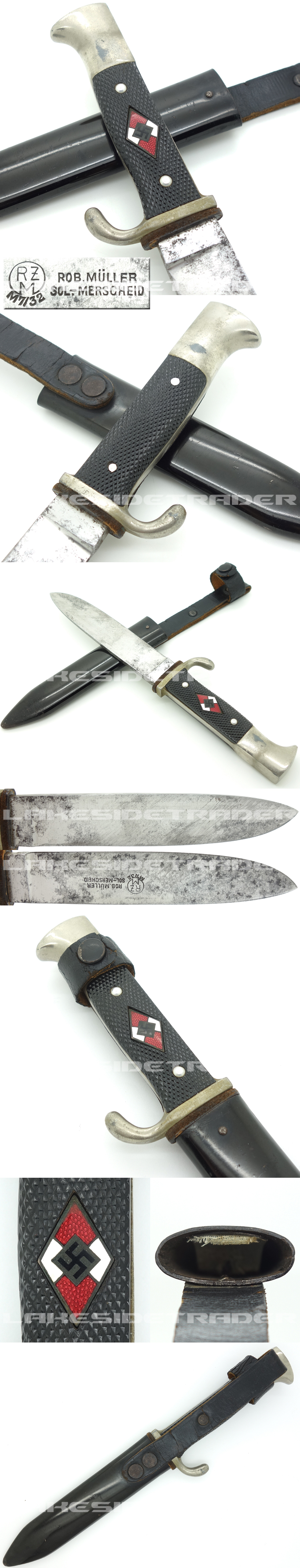 Hitler Youth Knife by RZM M7/32 Rob. Müller