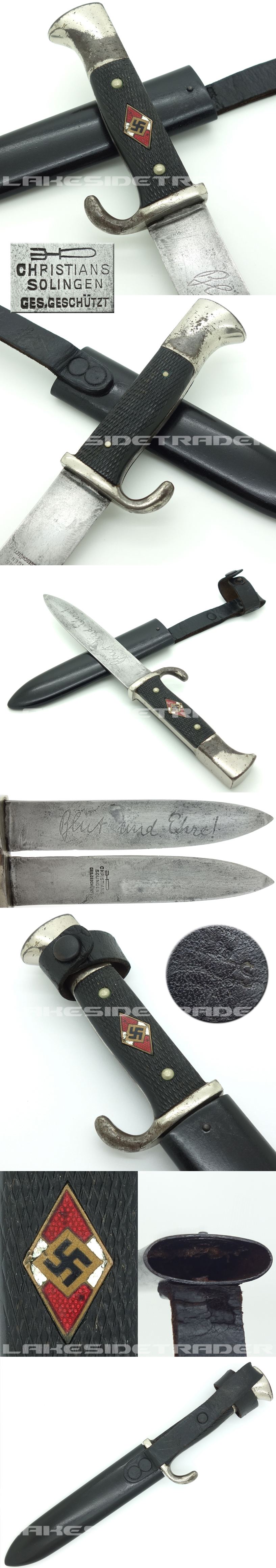 Early Hitler Youth Knife by Christianswerk