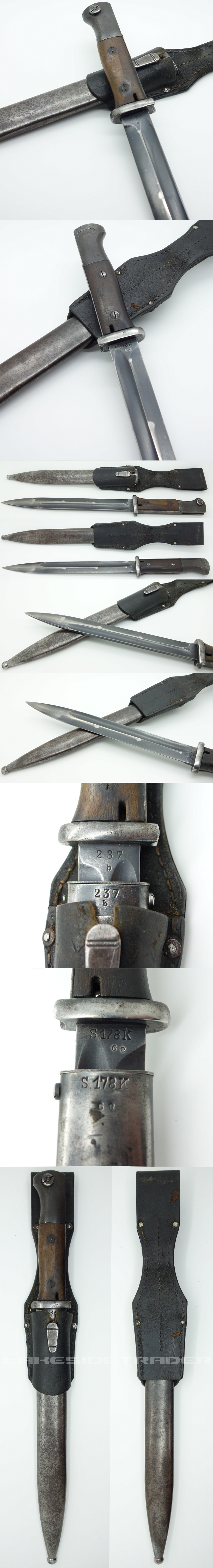 Matching - K98 Bayonet by S/178K w Regimental Markings