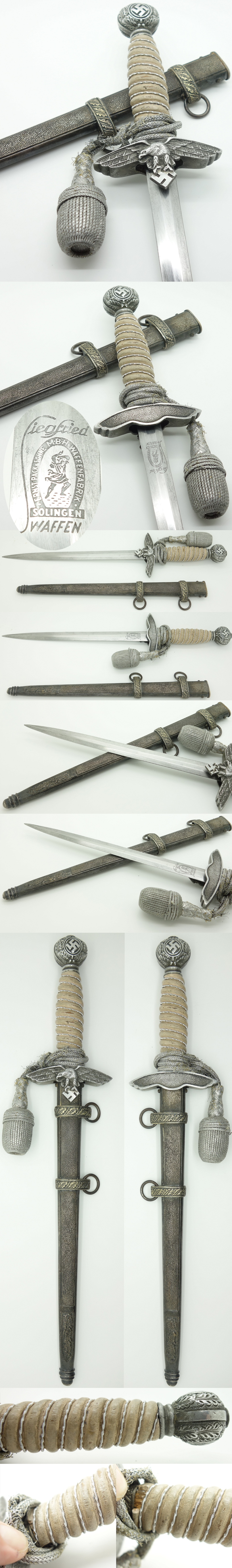 2nd Model Luftwaffe Dagger by E. Pack