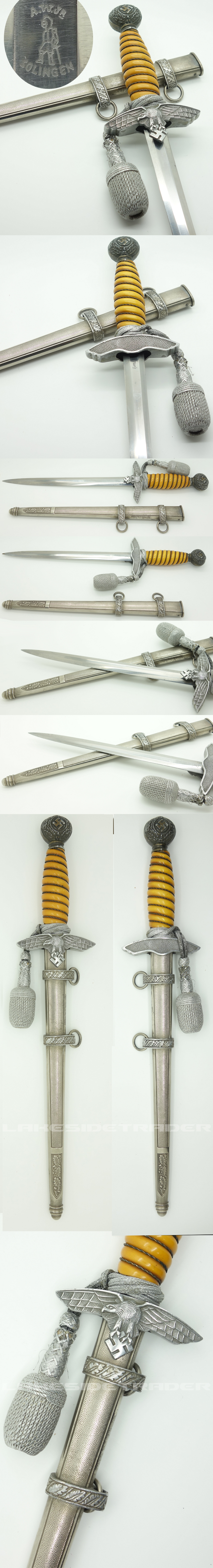 2nd Model Luftwaffe Dagger by Anton Wingen