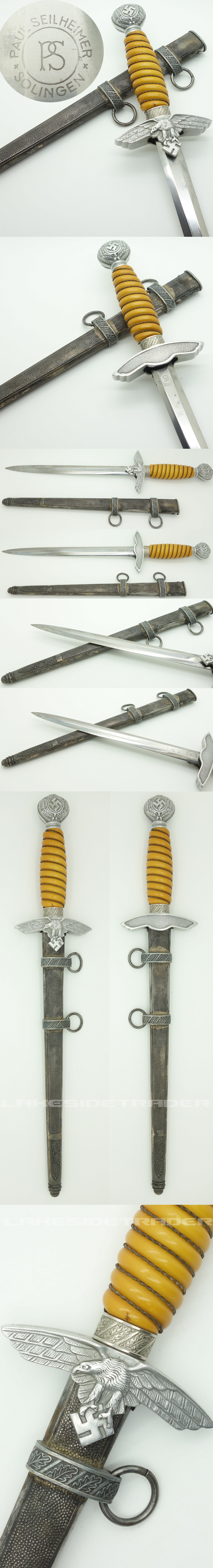 2nd Model Luftwaffe Dagger by Paul Seilheimer