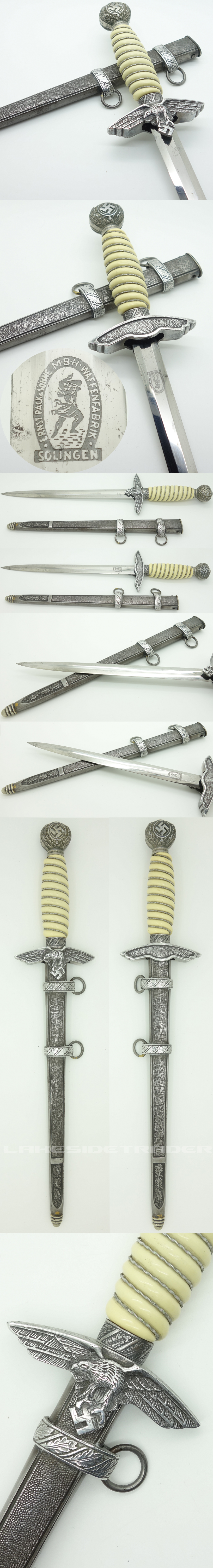 2nd Model Luftwaffe Dagger by E. Pack