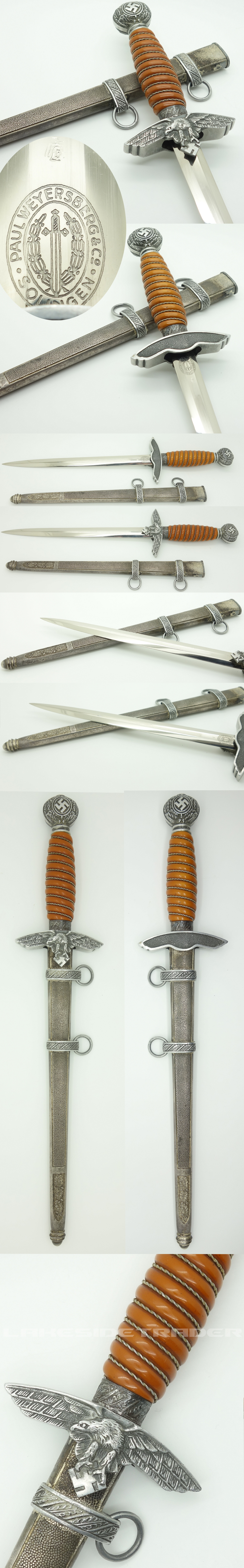 2nd Model Luftwaffe Dagger by Paul Weyersberg