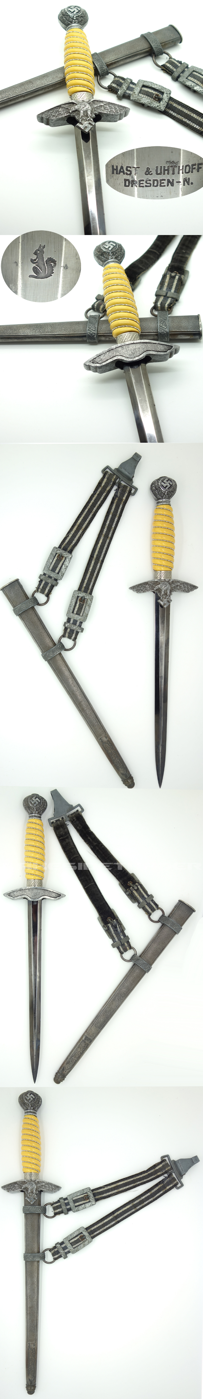 Distributor marked 2nd Model Luftwaffe Dagger Rat-tail