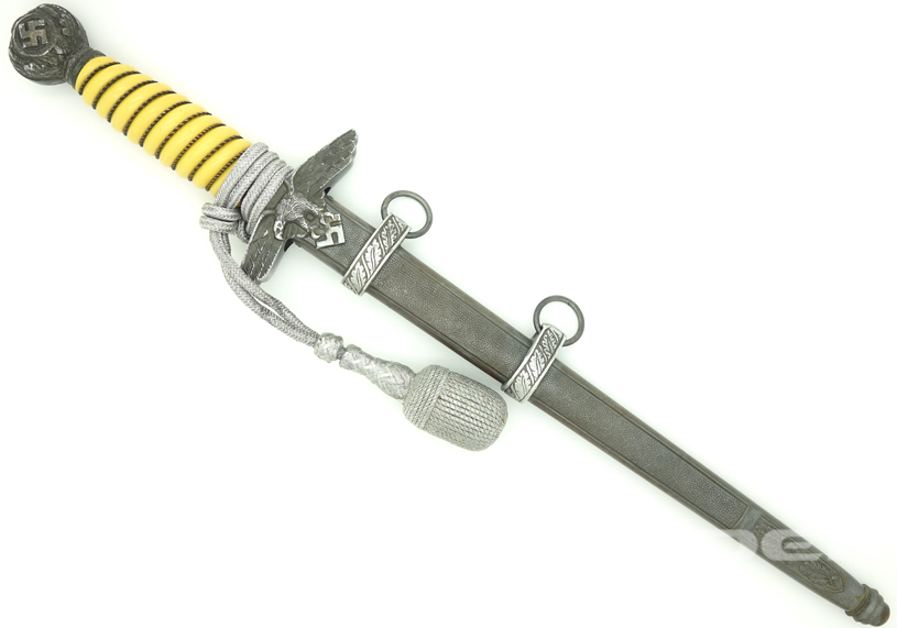 RARE - 2nd Model Luftwaffe Dagger by H. Kolping