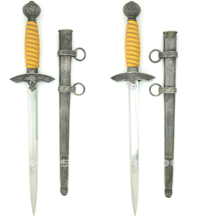 RARE - 2nd Model Luftwaffe Dagger by Gebr. Krusius