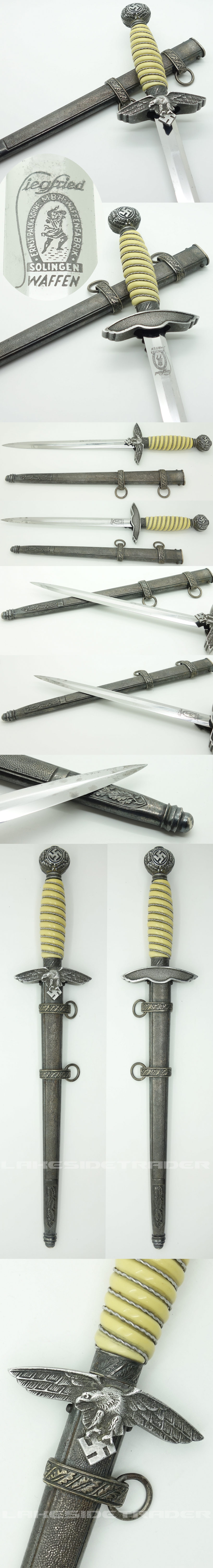 2nd Model Luftwaffe Dagger by E. Pack