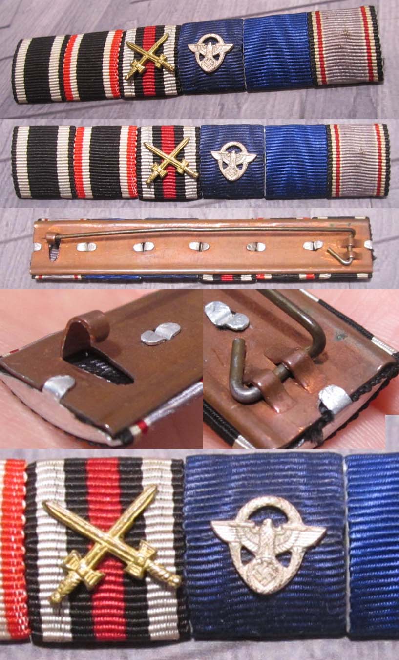 Six Piece Police Medal Bar