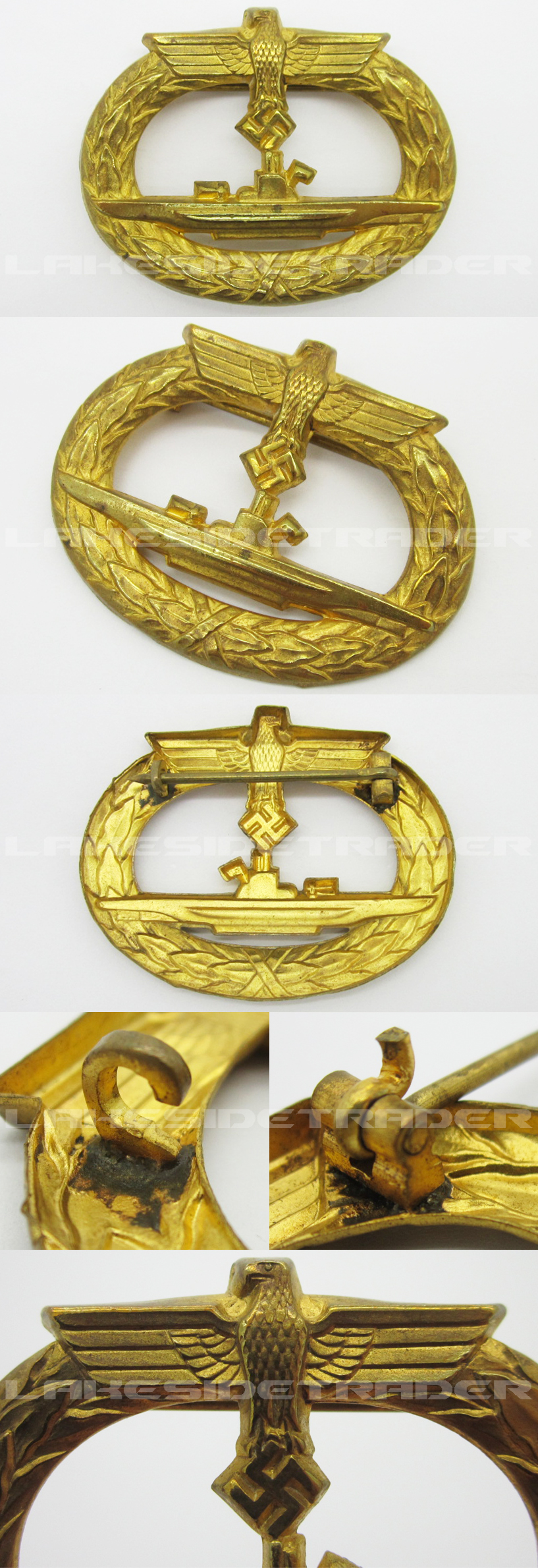 U-Boat Badge by Wilhelm Deumer | Lakesidetrader