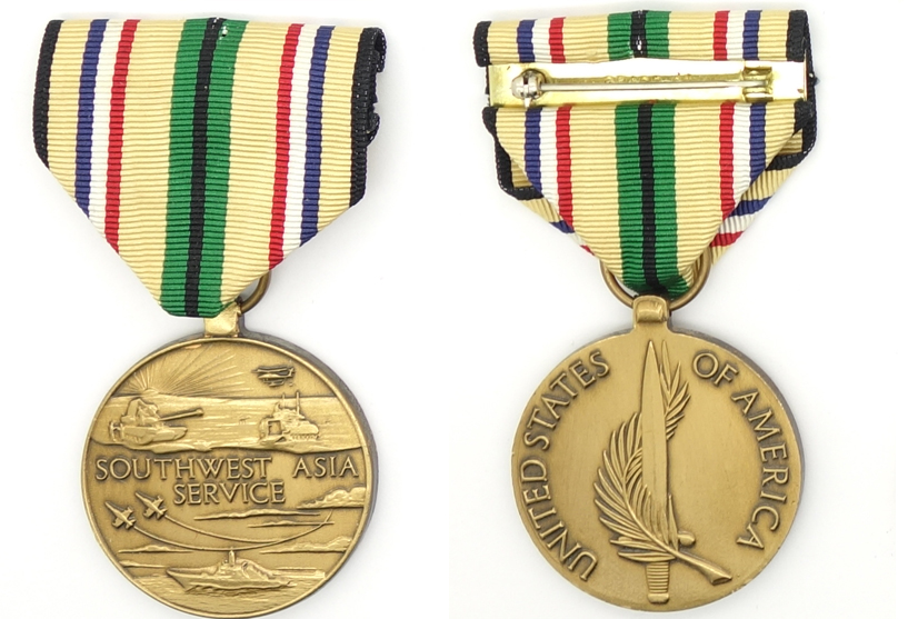 US South West Asia service medal