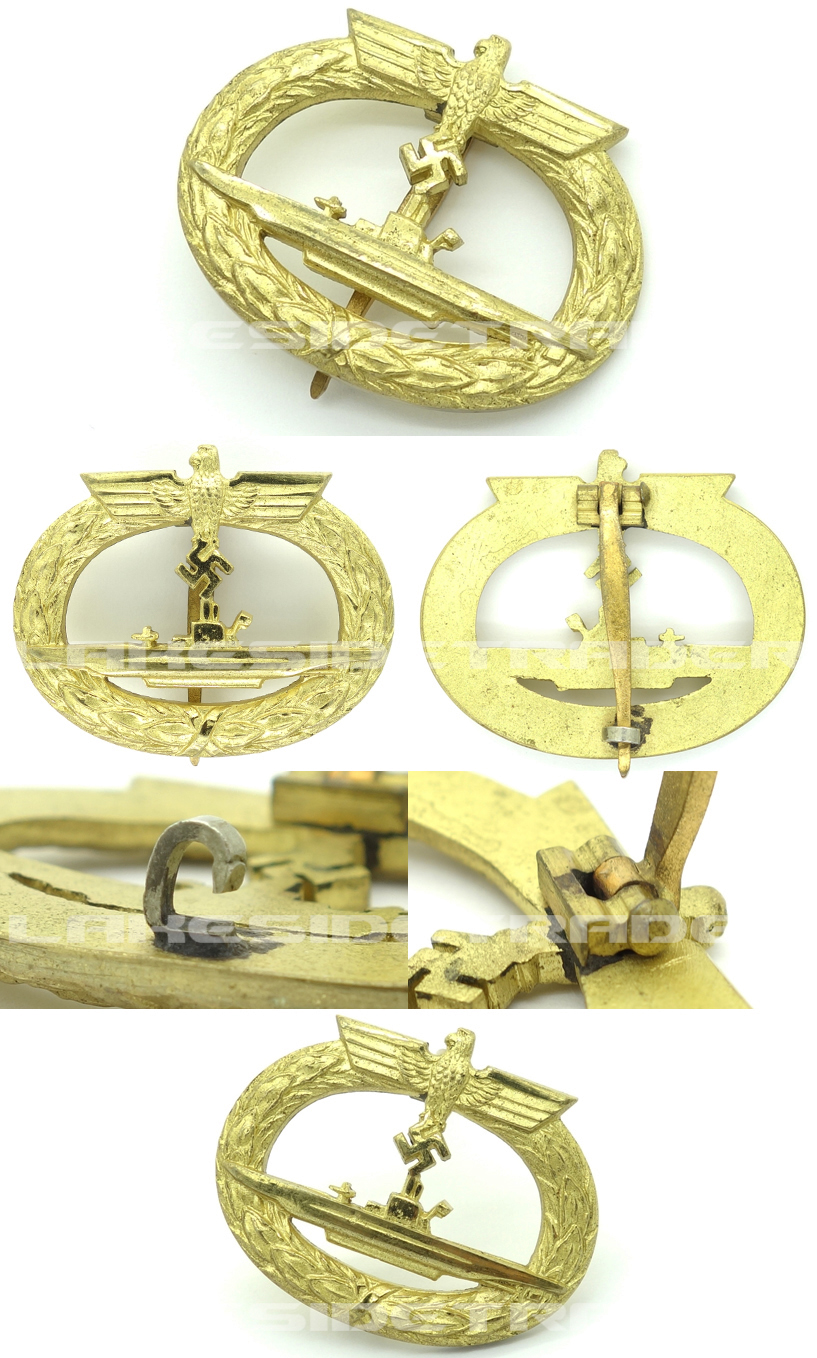 Navy U-Boat Badge by Schwerin | Lakesidetrader