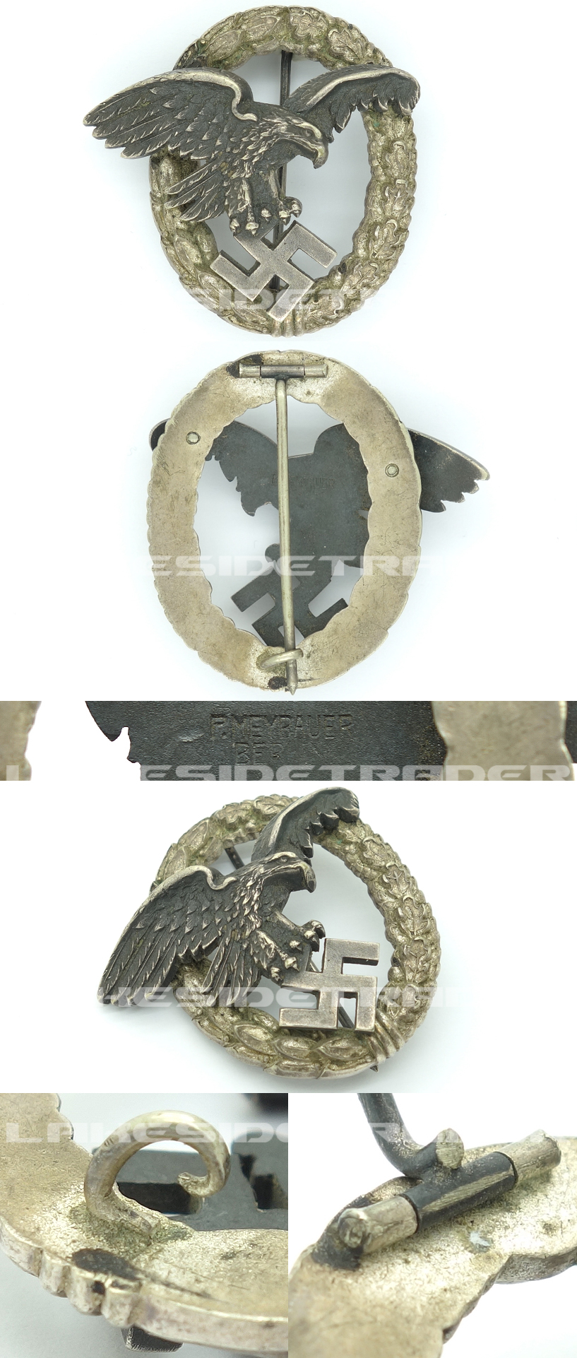 Luftwaffe Observer Badge by P. Meybauer | Lakesidetrader