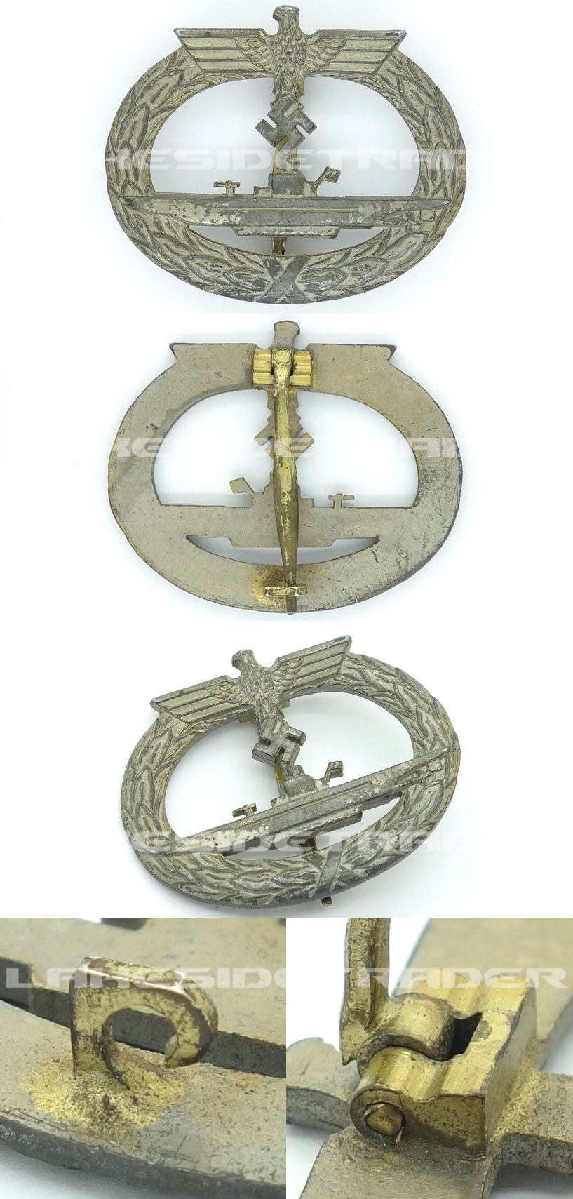 Navy U-Boat Badge by B.H. Mayer | Lakesidetrader