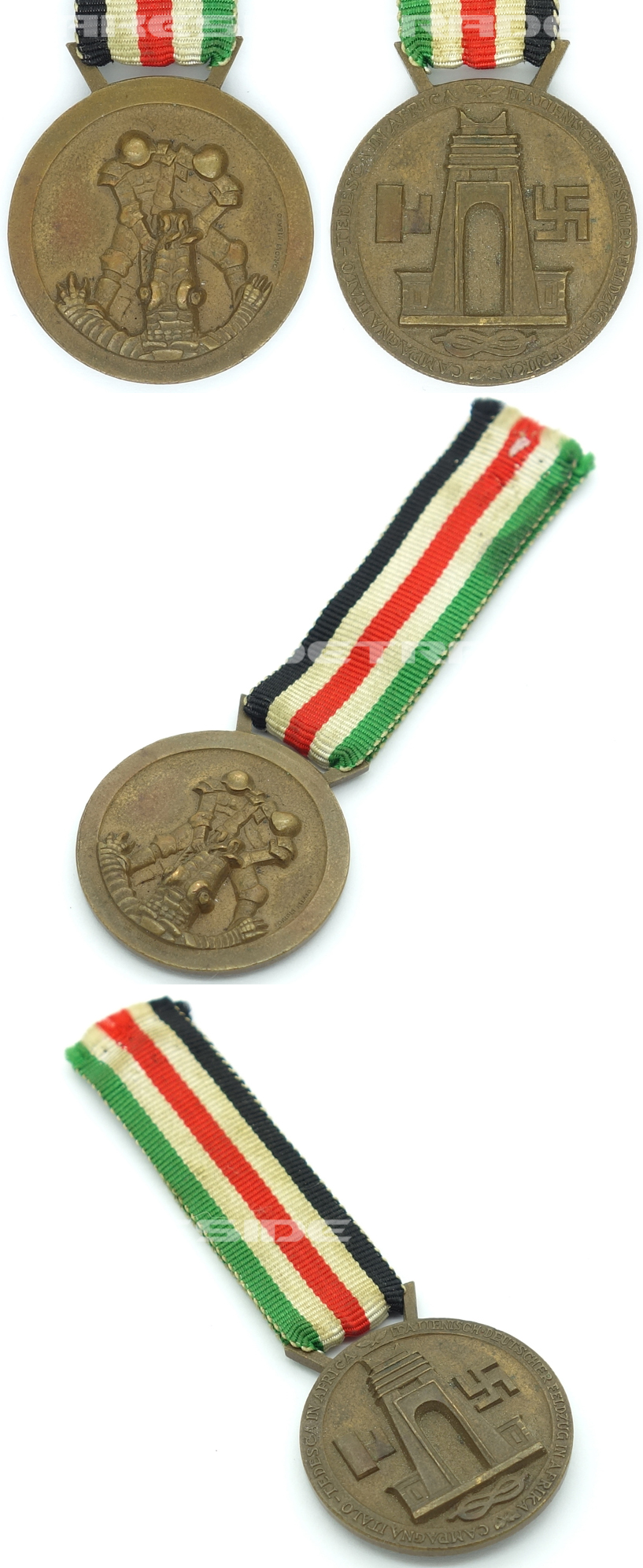 Italian-German African Campaign Medal by Lorioli